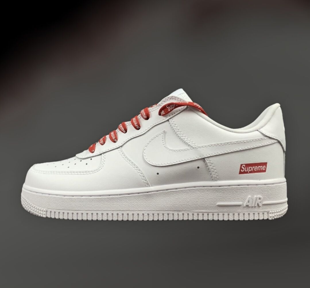 Nike air deals force supreme white