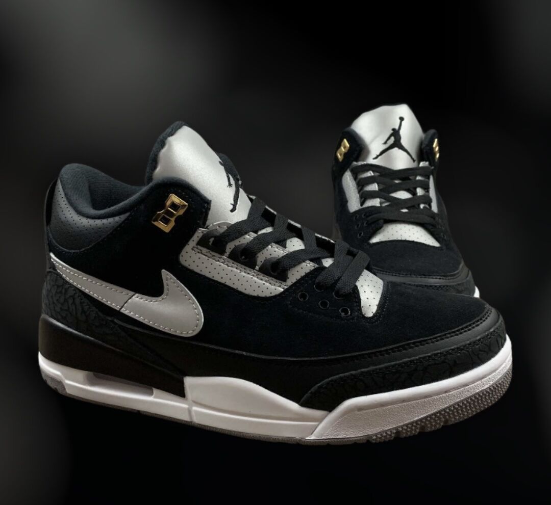 Nike air jordan 3 tinker 2024 black cement